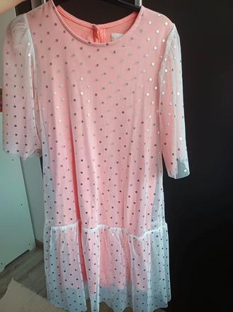 Šaty s bodkami, h&m,134