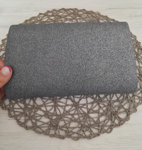 Spoločenská šedá kabelka, 