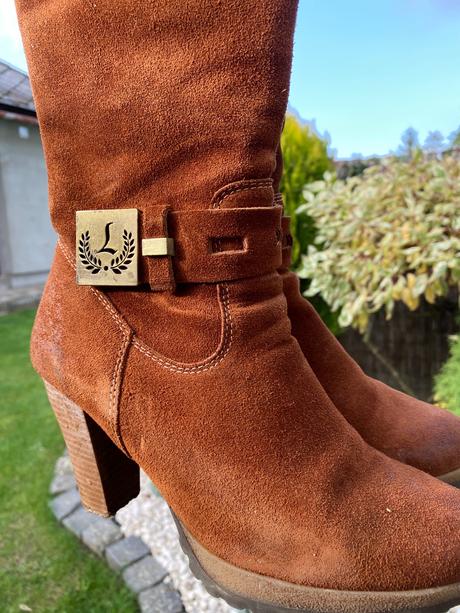 Dámske kožené čižmy, 37