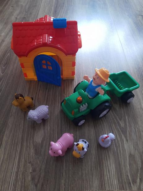 Detská farma, farmársky traktor, 