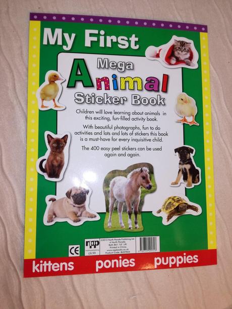 My first mega sticker / animal sticker book,