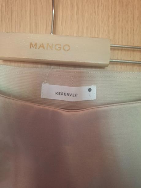 Dámska béžová midi sukňa, reserved,l
