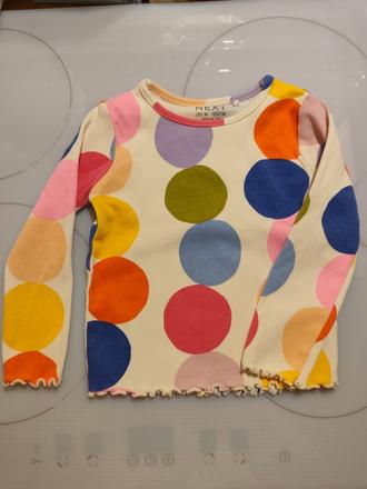 Tričko next s farebnými bodkami, next,92