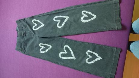 Široké rifle 2ks, h&m,152