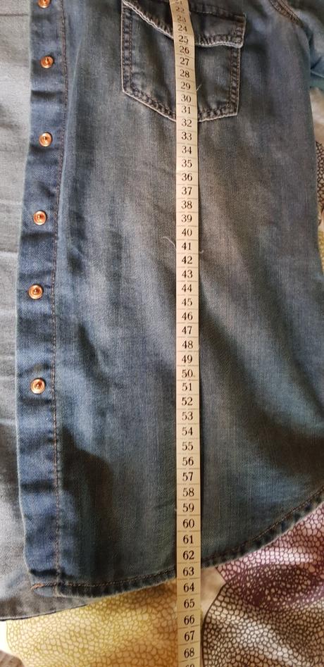 Jeansová košeła, h&m,s