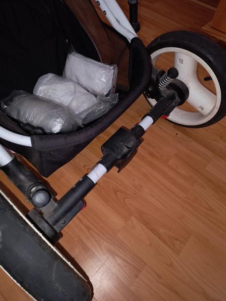 Ružový kočiar riko aicon trojkombinacia s prísluše, riko