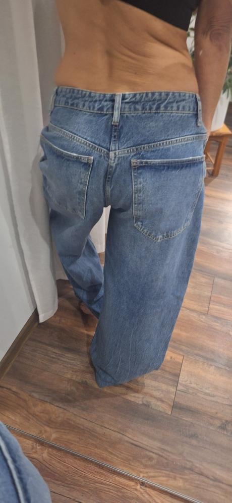 Rifle zara baggy barrel jeans 40/42, zara,40