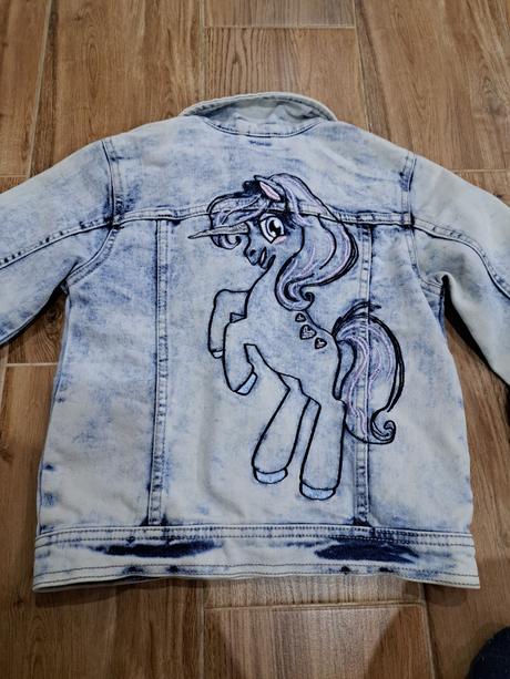 Dievčenská riflova bunda, dopodopo,128