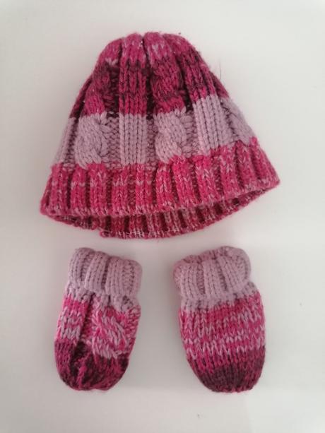 Zimna čiapka s rukavičkami, f&f,56