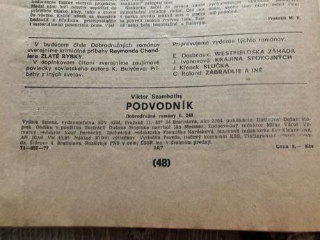 Dobrodružné romány 4ks, 