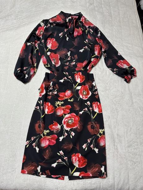 Sukňový kostým s divými makmi zn. orsay, orsay,40