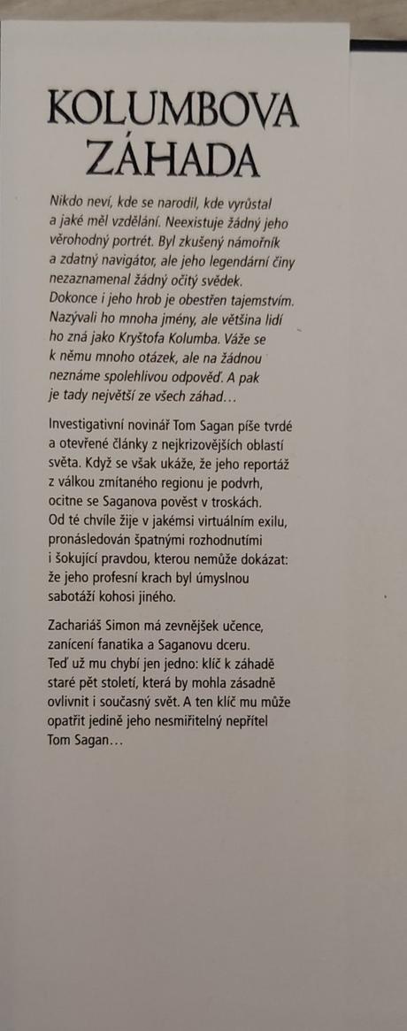 Steve berry -kolumbova záhada, 