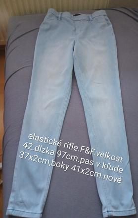 Rifle elastické bez zipsu, f&f,42