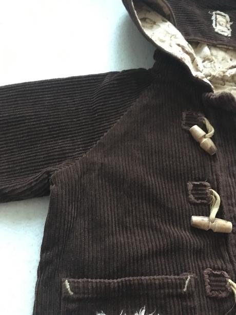 Milá menčestrová bundička s medvedíkmi, george,68