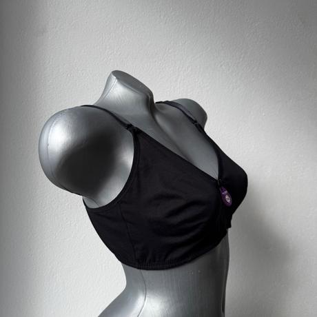 Bavlnená poprsenka nevystužená bez kostíc 6467, 100d