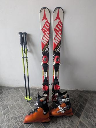 Lyže atomic, salomon lyžiarky, atomic,100-109 cm