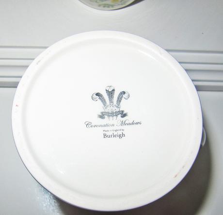 Porcelánový čajník a džbán - značka burleigh, 