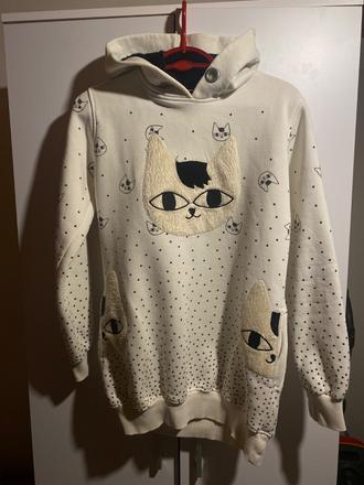 Dievčenská zateplená mikina - darujem, m