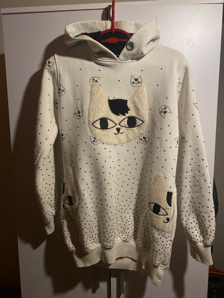 Dievčenská zateplená mikina - darujem, m