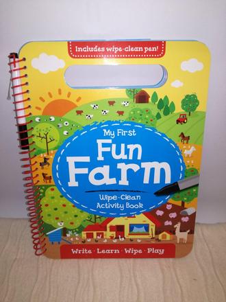 My first fun farm wipe clean, 
