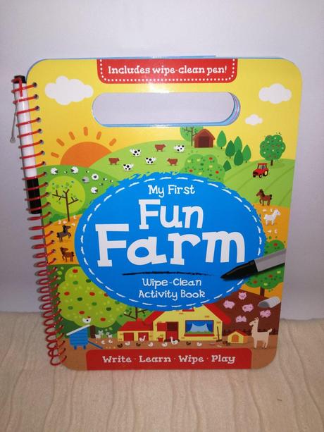 My first fun farm wipe clean, 
