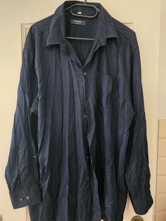 Tmavomodrá košela dámska xxl, xxl