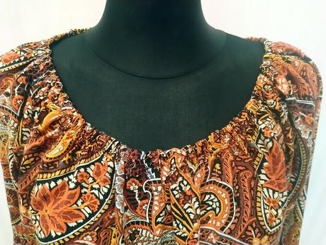 Dámsky top s hnedým vzorom, nkd, m-l, nkd,l