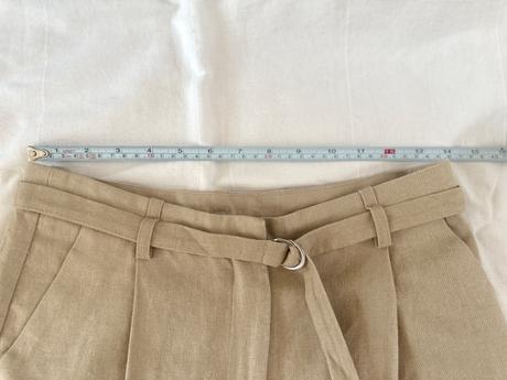Béžové ľanové šortky, lindex,m