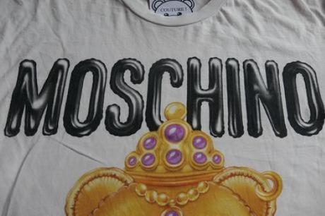 Moschino icon bear original luxusne dlhsie tricko, moschino,s