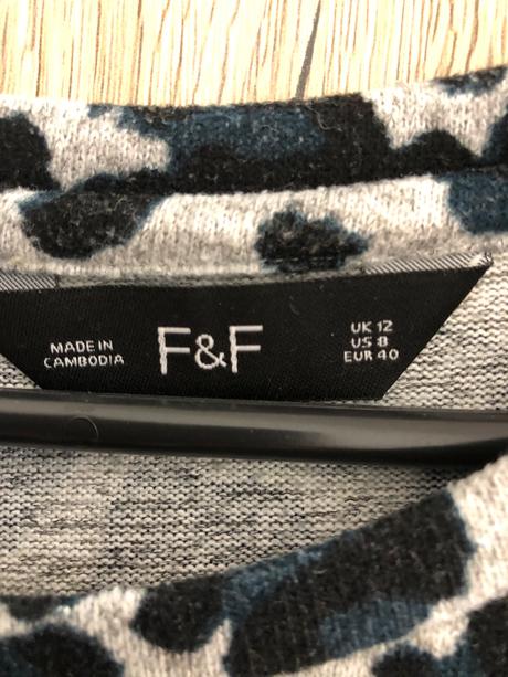 Šaty teplejšie 40c, f&f,40