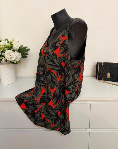 Papaya london tropický top s výraznou potlačou, papaya,42