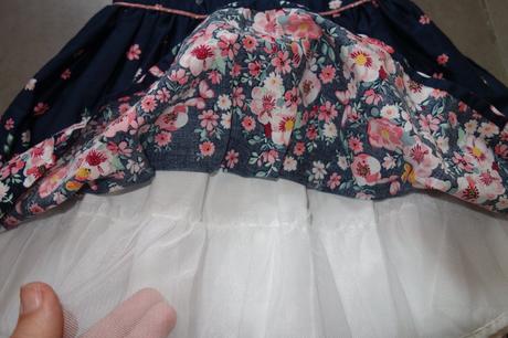 Kvietkované šaty 12-18 mes., primark,86