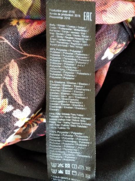 Kvietkovaná sukňa, s