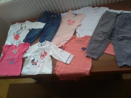 Mix oblečenia dievča, 68–80