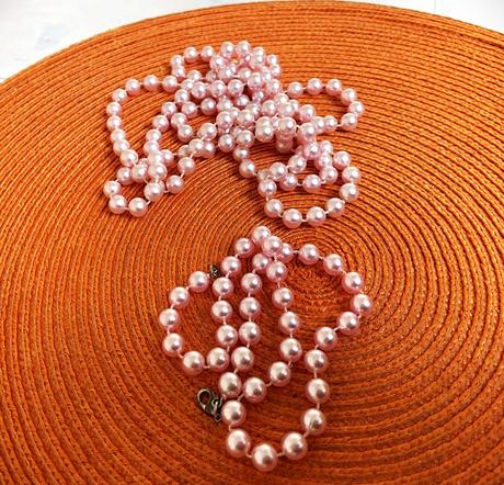 Perlový náhrdelník 120 cm, 