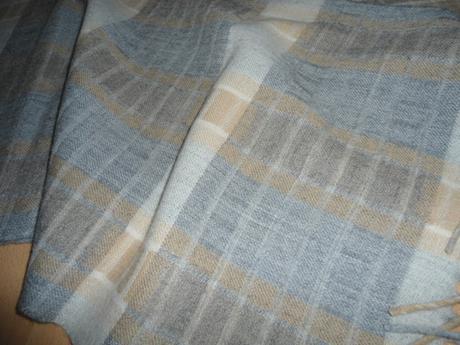 Šál - strižná vlna, 