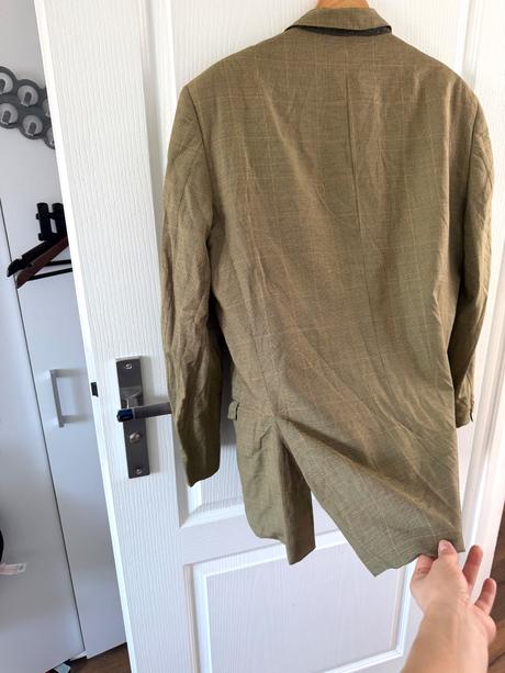 Luxusné sako berteil paris vlna a hodváb, xl