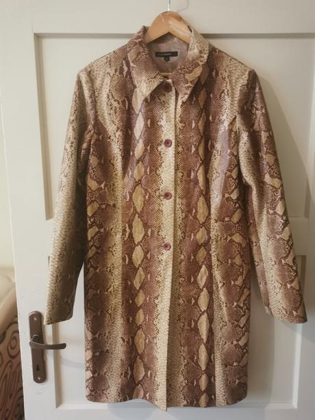 Prechodný kabátik s hadím vzorom, vero moda,42