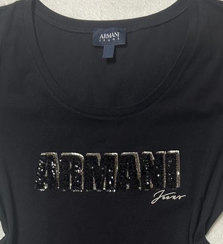 Čierne tričko zn. armani jeans originál, armani,m