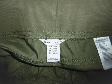3/4 nohavice, h&m,158