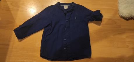 Ľanová polokošeľa, h&m,86