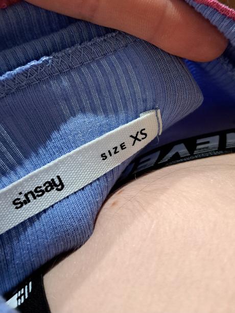 Rebrované elastické mini šaty, sinsay,xs