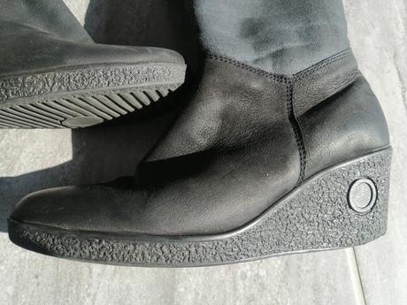 Pohodlné zateplené čižmy v39-40, vd 25,2cm, 39