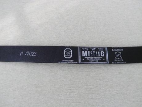 Kožený opasok mustang, 