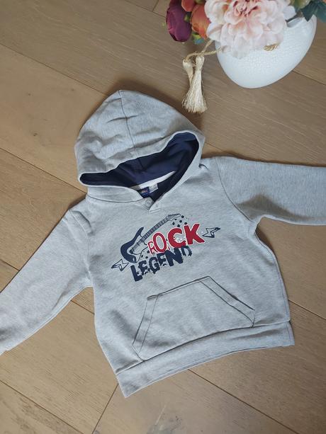 Rocková mikina- top stav, lupilu,92