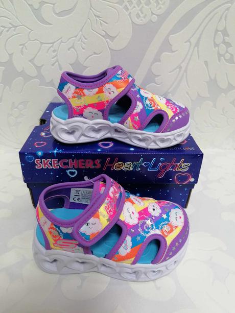 Dievčenské sandále skechers 23220638  za+b, skechers,21 / 23 / 25