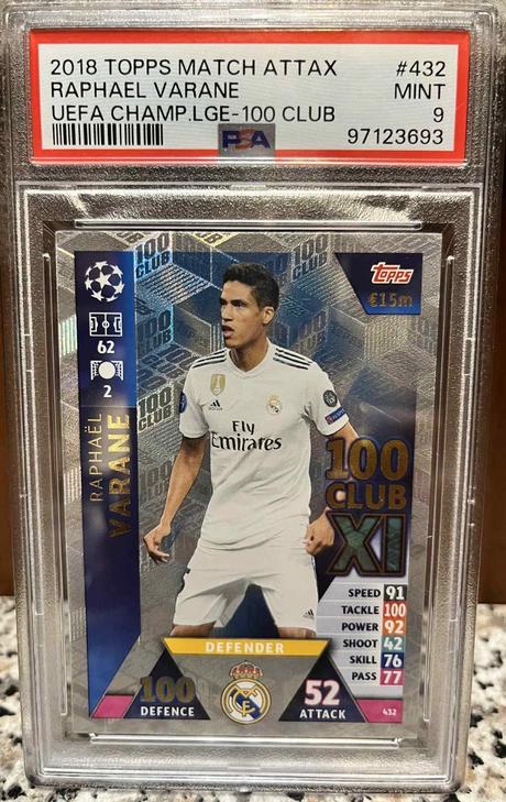 Futbalová karta - raphael varane, 