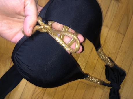 Pyramid čierne plavky, s