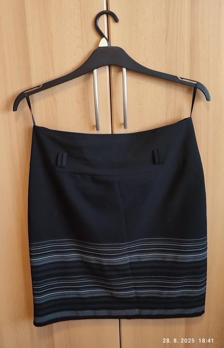 Cierna sukna midi, m