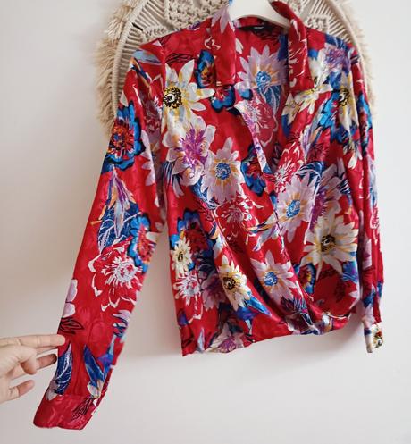 Dámska blúzka červená, vero moda,m